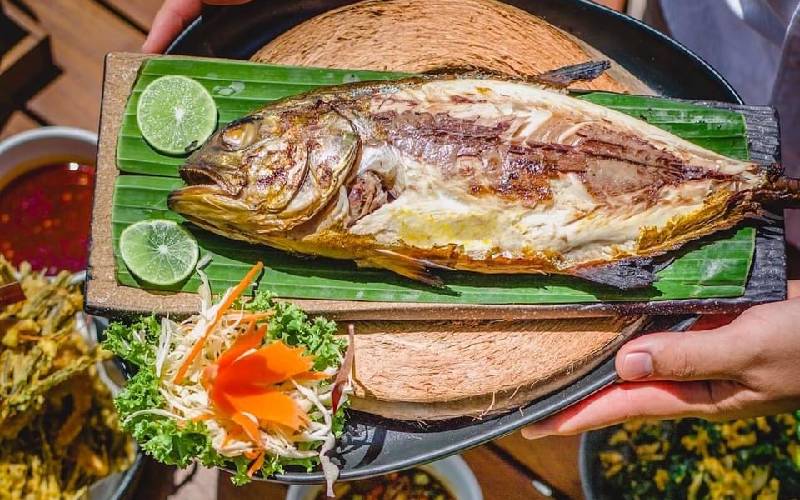Grilled Fish At Kan Eang